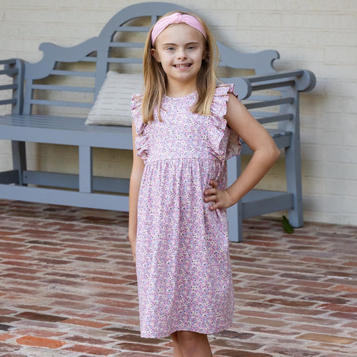 Lolly Girls Dress - Magnolia Floral