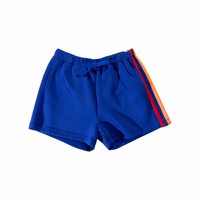 Comfy Shorts in Royal Blue with Stripes
