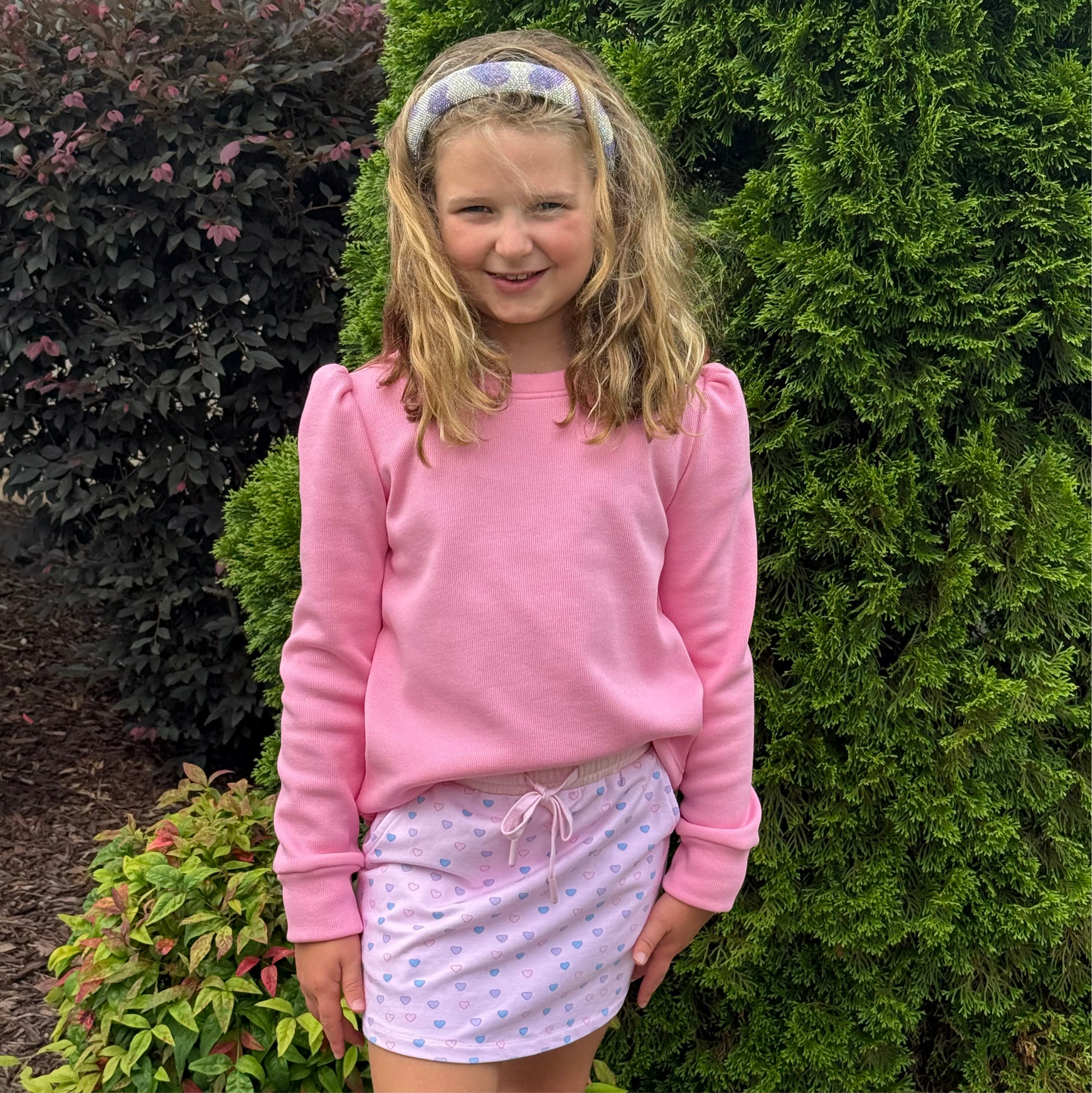 Finley Sweatshirt in Bubblegum Pink