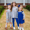 Girls Bow - Royal Blue