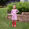 Ella Girls Dress - Rosebud Spray