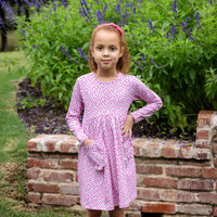 Ella Girls Dress - Rosebud Spray