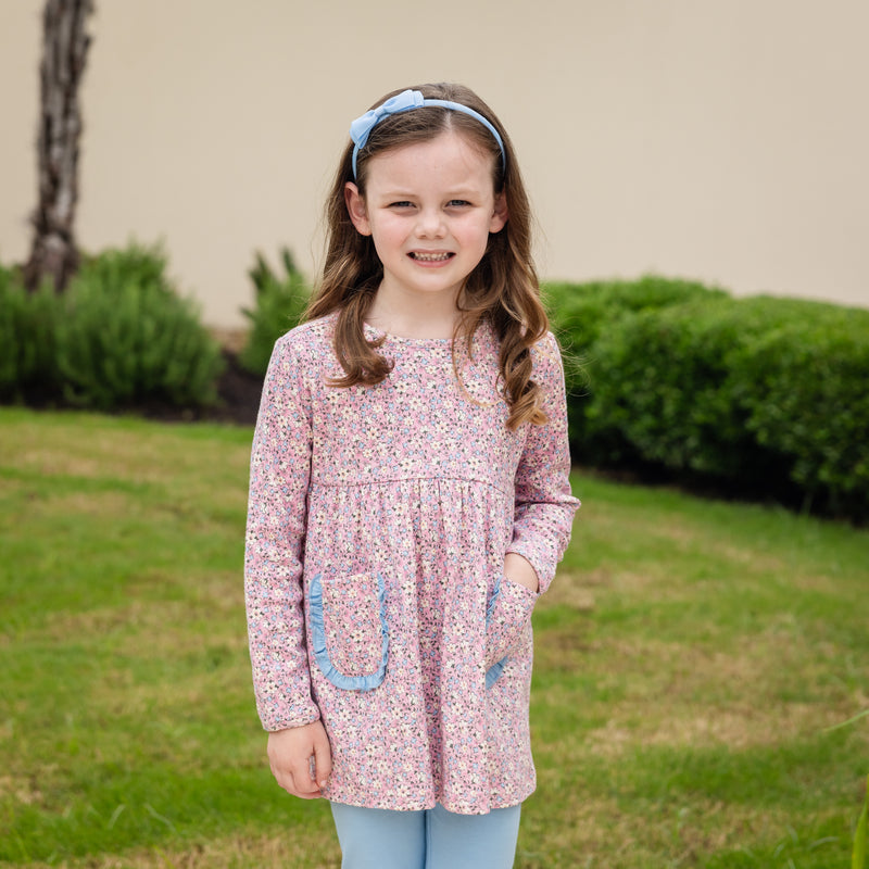 Ella Girls Tunic Set - Magnolia Floral