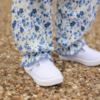 Glennie Girls Romper - French Blue Blooms