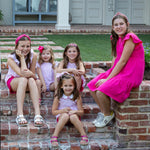 Greta Girls Bloomer Set - Pink Ditsy Floral