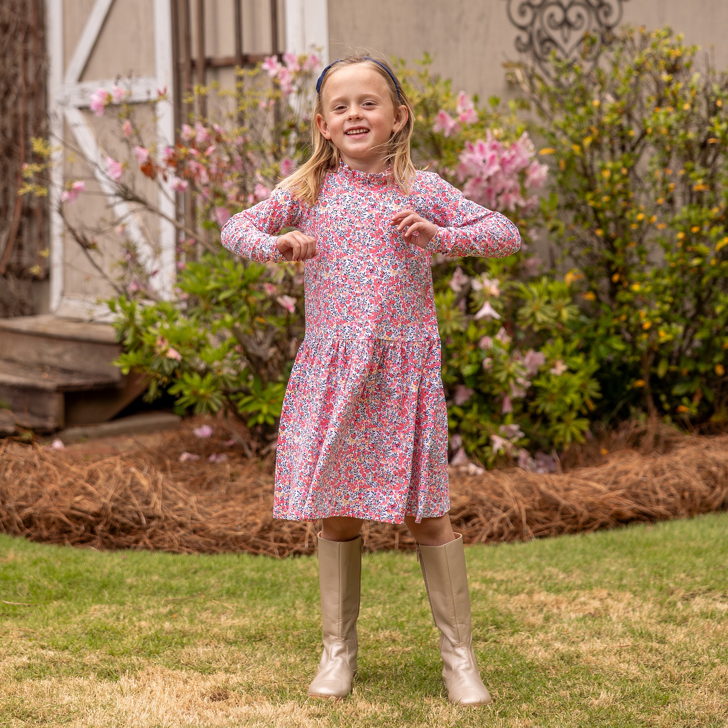Maeve Dress in Peony Blossoms (Pre-Order)