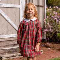 Josephine Dress in Red Stewart Tartan Plaid (Pre-Order)