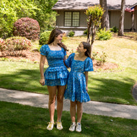 Evelyn Top in Amalfi Blue