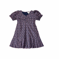 SAMPLE Hazel Dress in Navy Rosebud Spray Size 8