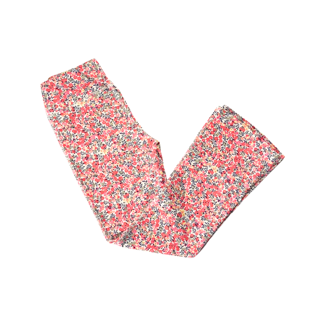Flare Leggings in Peony Blossoms (Pre-Order)