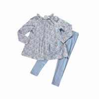 Millie Tunic Set in Blue Vineyard (Pre-Order)