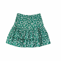McKenzie Skirt in Green Ditsy Floral