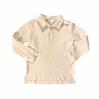 Polo Shirt in Khaki Stripe