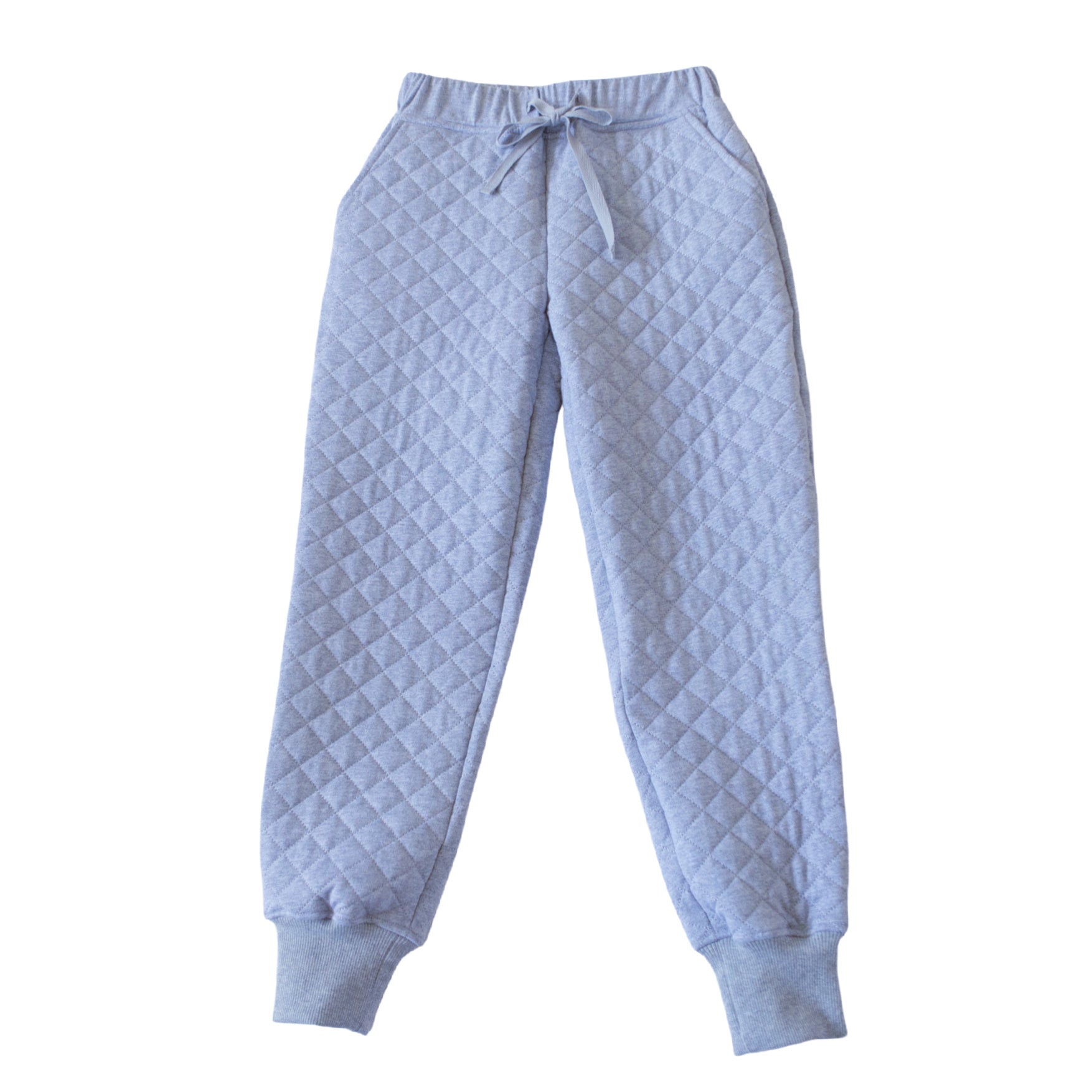 Quilted Jogger Pants - Gray – Eyelet & Ivy