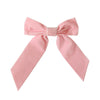 Ribbon Bow - Light Pink Velvet