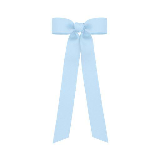 Girls Mini Hair Bow Ribbon - Light Blue