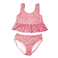 Peplum Ruffle Bikini Set - Berries - PRE-ORDER