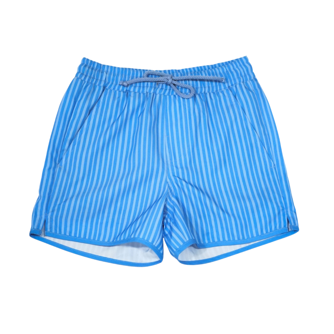 Swim Trunks - Blue on Blue Stripe - PRE-ORDER