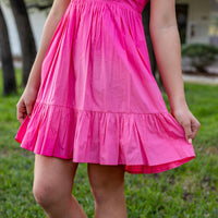 Ava Dress- Candy Pink