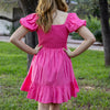 Ava Dress- Candy Pink