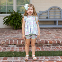 Virginia Girls Bloomer Set - Watercolor Floral (Pre-order)