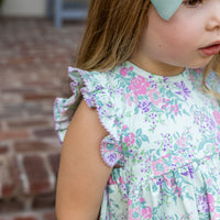 Virginia Girls Bloomer Set - Watercolor Floral (Pre-order)