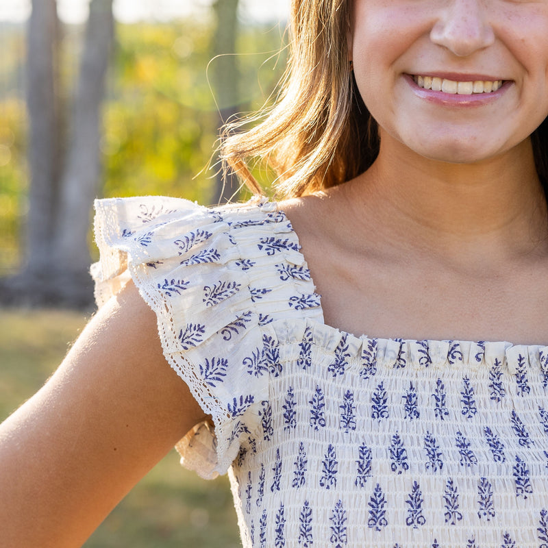 Lily Top - Laguna Blue (Pre-order)