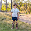 Boys Shorty Shorts - Navy (Pre-order)