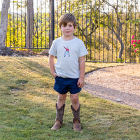 Boys Crew Shirt - Vintage Cowboy