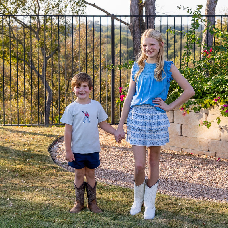 Boys Shorty Shorts - Navy