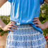 McLaine Skirt - Biltmore Blue