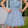 Natalie Dress - Blue Blooms