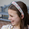 Sparkly Headband - Light Pink Hearts