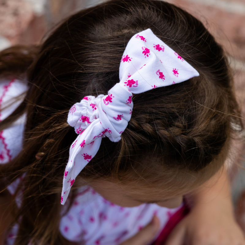 SAMPLE Girls Scrunchie - Pink Ditsy Floral