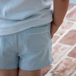 Boys Shorty Shorts - Light Blue (Pre-order)