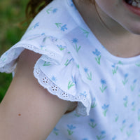 Rorie Girls Bloomer Set - Blue Petite Fleur