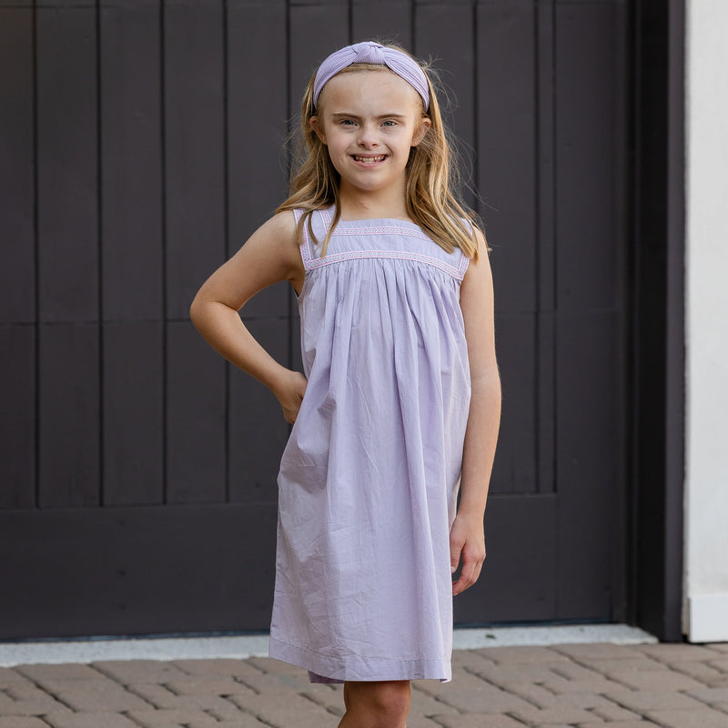 Lyra Girls Dress - Lavender