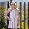 Cassidy Girls Dress - Peony Stripe (Easter Delivery)