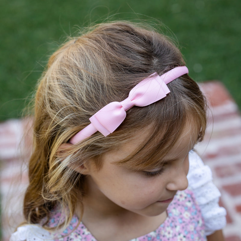 Bow Headband - Light Pink