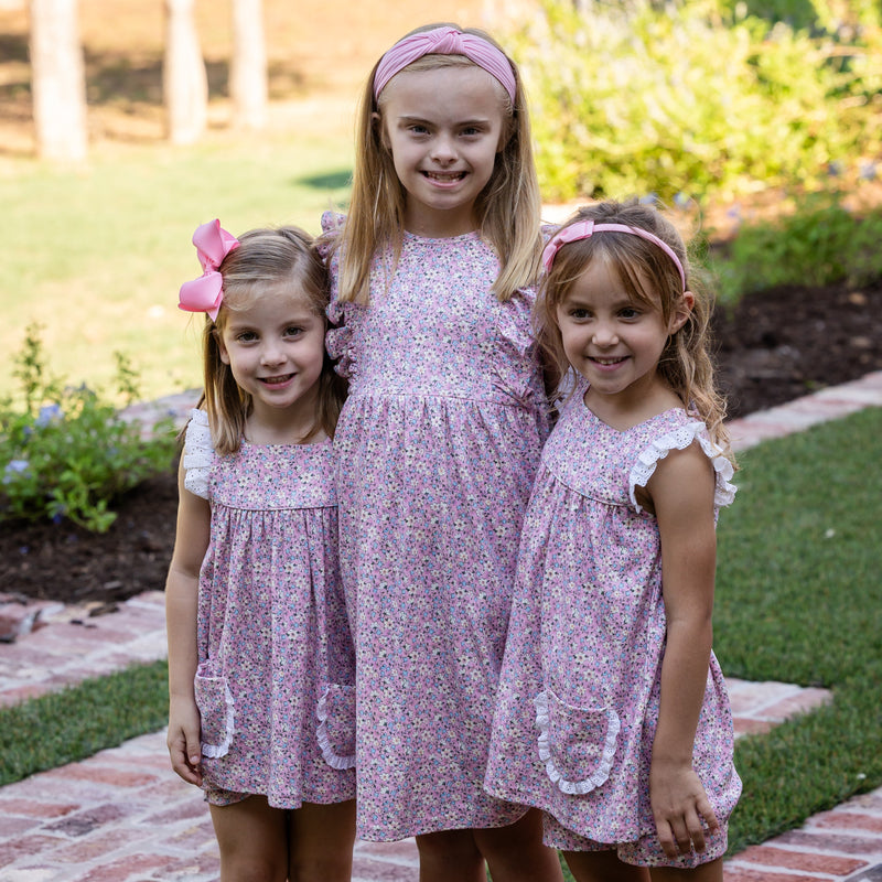 Lolly Girls Dress - Magnolia Floral