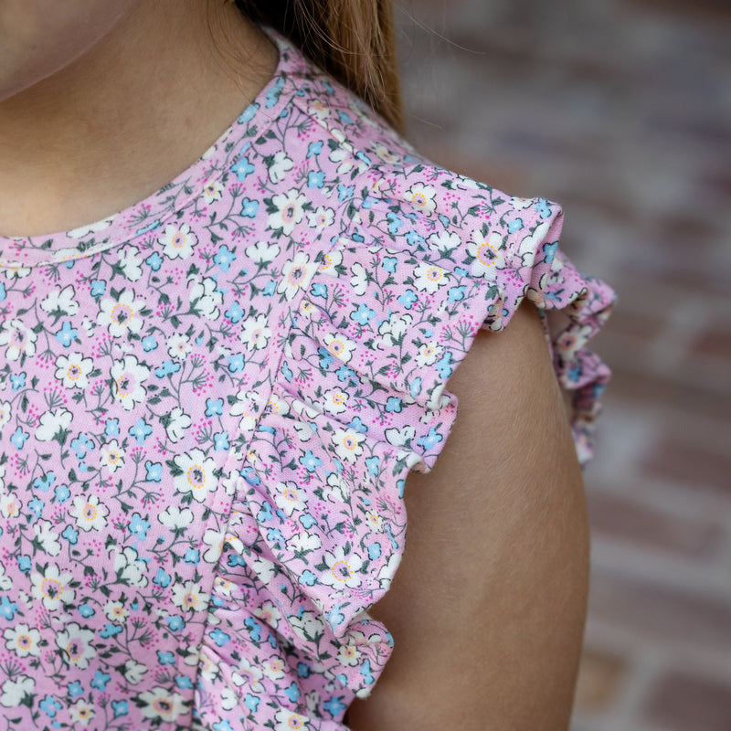 Lolly Girls Dress - Magnolia Floral