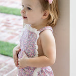 Mary Girls Sunsuit - Magnolia Floral