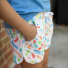 Sloane Girls Shorts - Paint Splash (Pre-order)