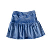 Amelia Girls Skirt - French Blue Velveteen (Pre-order)