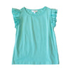 Lainey Girls Top - Aqua