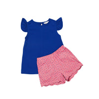 Becca Girls Shorts Set - Cambridge Garden- PRE-ORDER