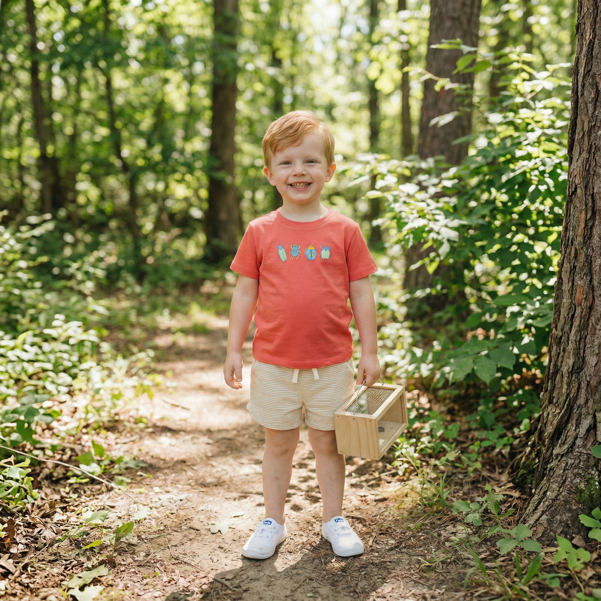 Boys Crew Shirt - Beetles- PRE-ORDER