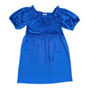 SAMPLE Harper Dress - Royal Blue Velveteen Sizes 12