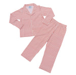 Boyd Childrens Loungewear Set in Red Ticking Stripe