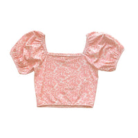 Brooklyn Top in Blush Blooms-PRE ORDER